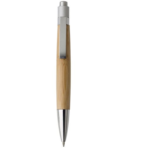 Gewölbte Bambus-Kugelschreiber - Image 2